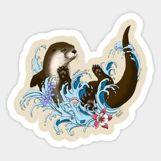 River Otter Sticker